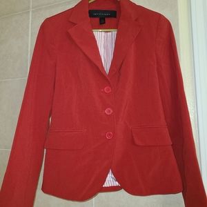 Apostrophe classic red blazer
